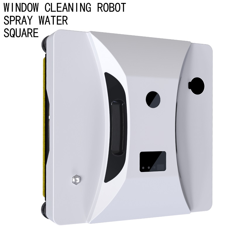 Auto water spray high efficient intelligent window glass cleaner robot with water tank