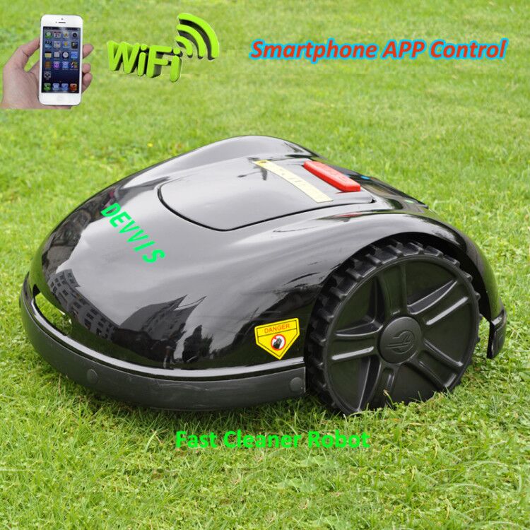 FBA Warehouse No TAX China DEVVIS Robot Lawn Mower E1600T with Big Powerful Battery Working Capacity
